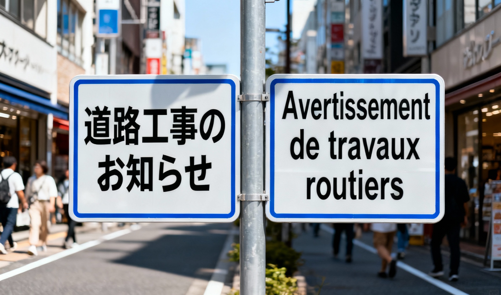Signage Translation Example